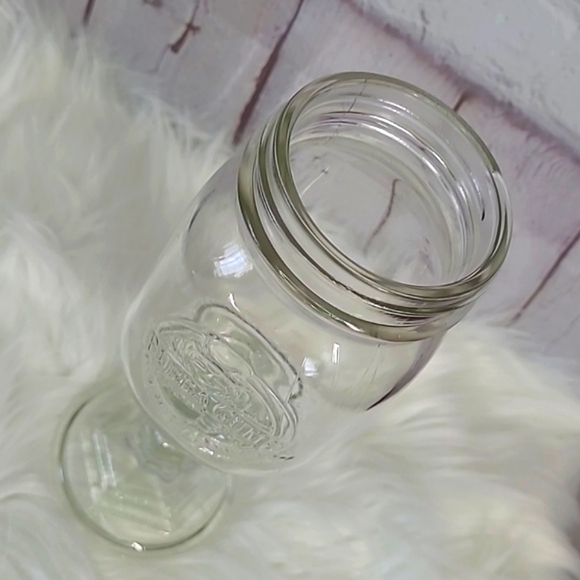 Bubba Gump Shrimp Co Company Glass Collectible Mason Jar Drinking Cup Fancy 9" - Picture 6 of 9